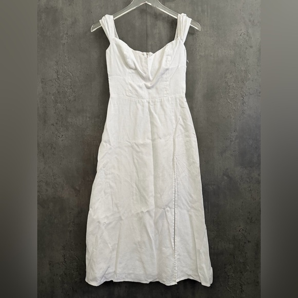 NEW REFORMATION Bridgton Linen Dress Size 2 B2507 - Picture 5 of 8